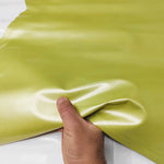 Curtido cabra acabado en dorado