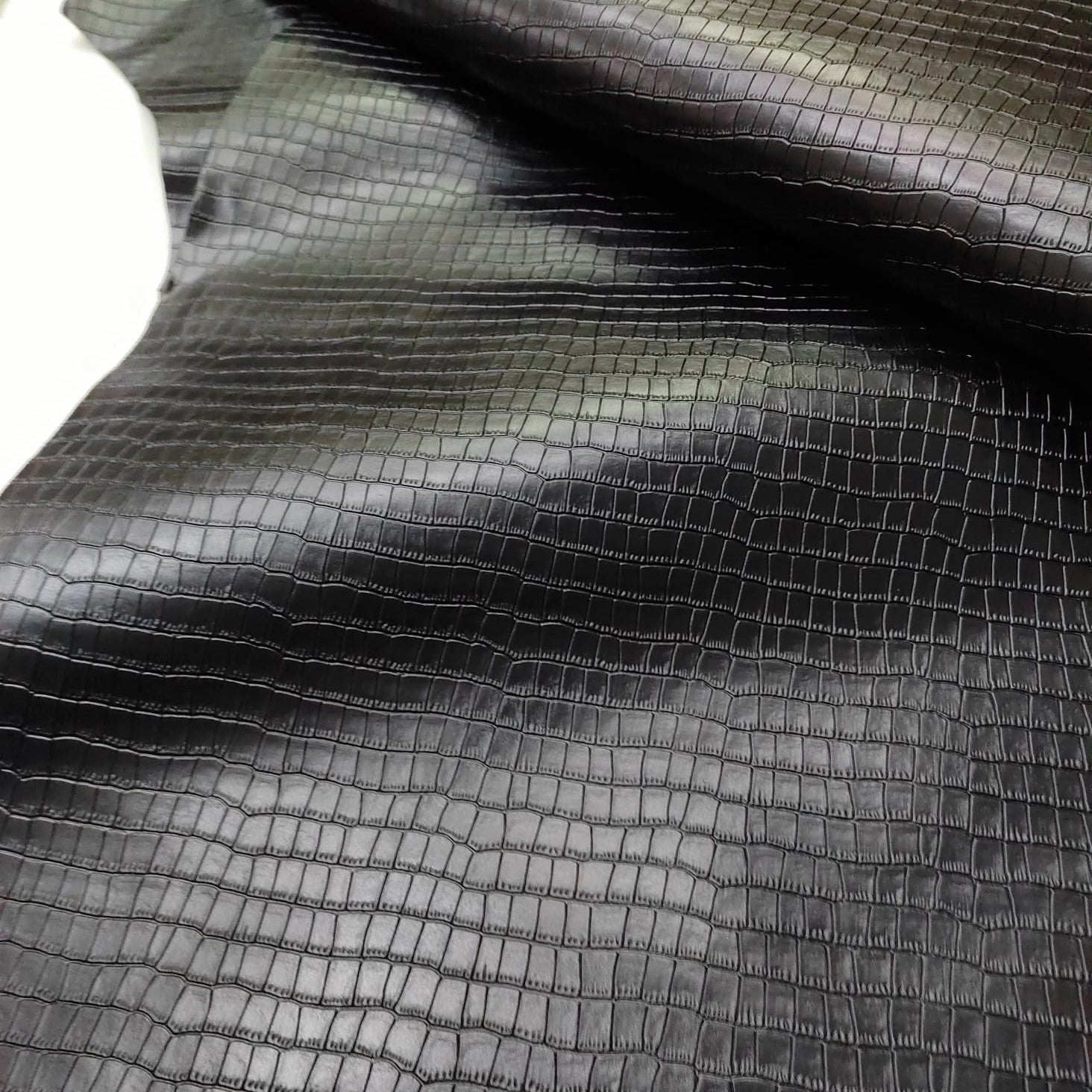 Boeuf gravé tanné noir pour l'artisanat