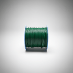 Cordón de cuero verde fabricado en España
