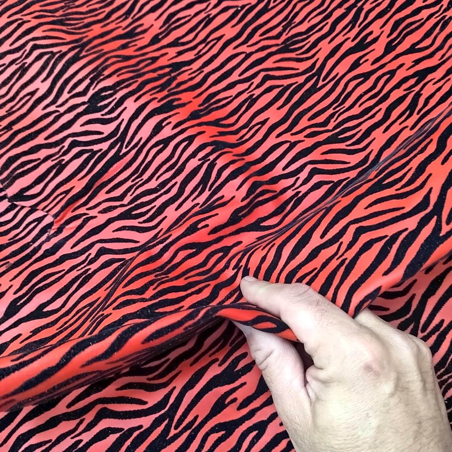 Peaux de chèvre imprimées