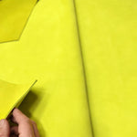 Curtido Nobuk en Amarillo - Ideal para Confección de Calzado Artesanal