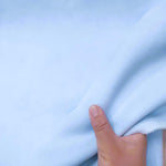 Cuir Nubuck hydrofuge en bleu ciel - Qualité Premium