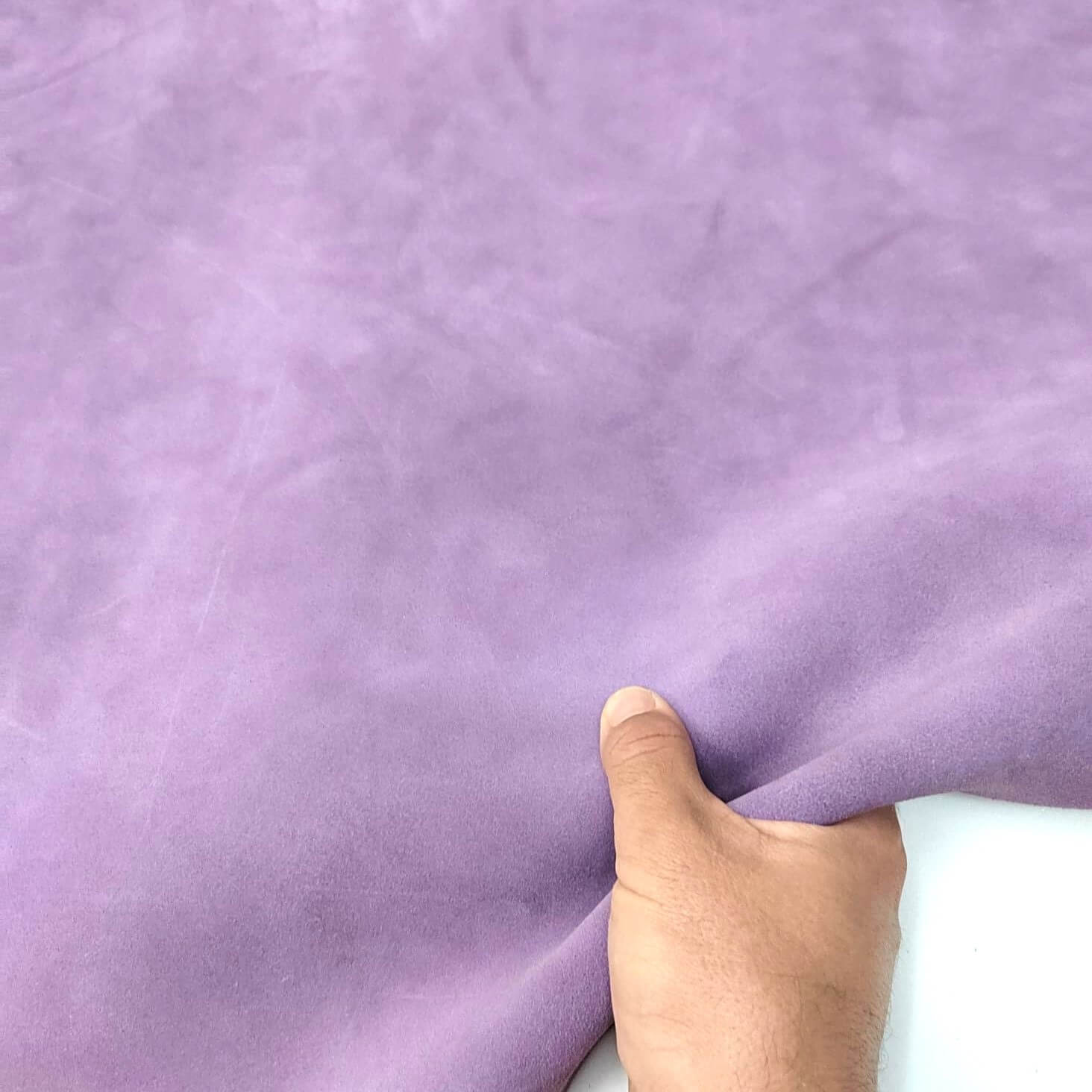 Curtido Nobuk en Violeta - Ideal para Confección de Calzado Artesanal