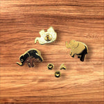 Elefante con Acabado en Oro Fino para Remachar – Un Detalle Exclusivo para tus Diseños 🐘✨