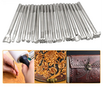 Offer Kit of 20 Stamps of Different Shapes for Making Leather Crafts