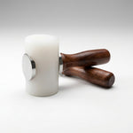 Teflon hammer with wooden handle for craft work