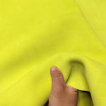 Nubuck tanné en jaune - Idéal pour la fabrication de chaussures faites à la main