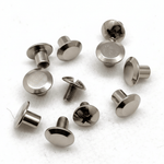 Nickel and Antique Gold Finish Belt Screws: Durability and Style