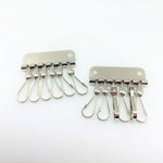 ✨ Llavero Organizador de Llaves Metálico para Toda la Vida ✨ con 6 Mosquetones Fuertes 🛠️ | Accesorio Esencial para el Día a Día 🔐