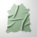 Cuero color verde maquillaje premium