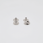 Metal snap fastener. Stainless steel