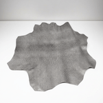 Curtido en Oferta: Cuero de Calidad Premium Grabado en Gris Marengo para Artesanía