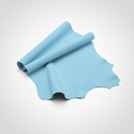 Water-repellent Nubuck Leather in Sky Blue - Premium Quality