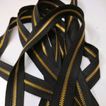 Cremallera YKK Malla 5 de latón ó alumimio – Resistencia y precisión profesional (1 Unidad = 1 Metro)