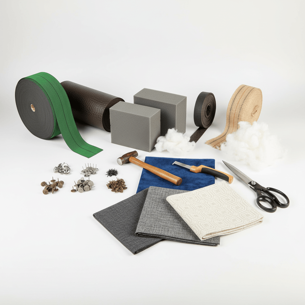 Materiales para Tapicería. Manualidades artesanas
