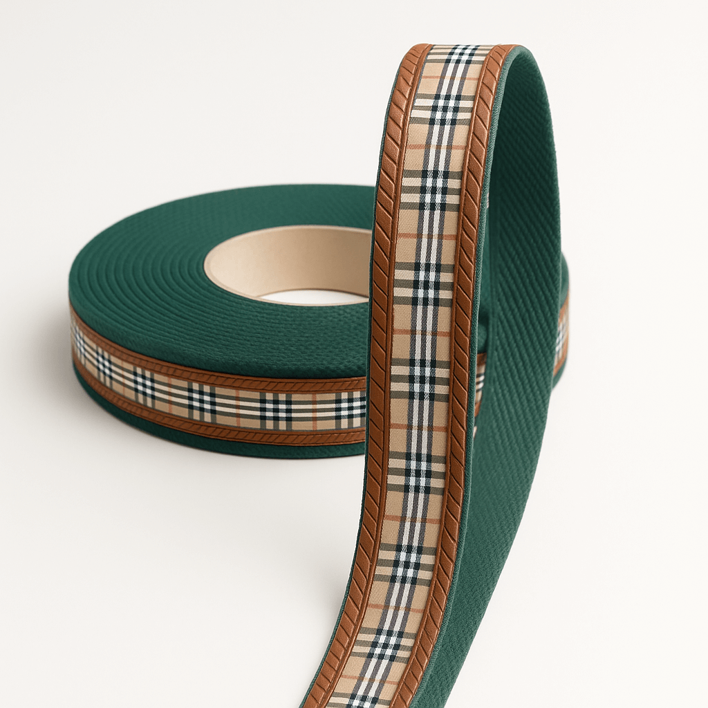 Cinta textil 30 mm estilo British – Distinción y resistencia para tus creaciones artesanales