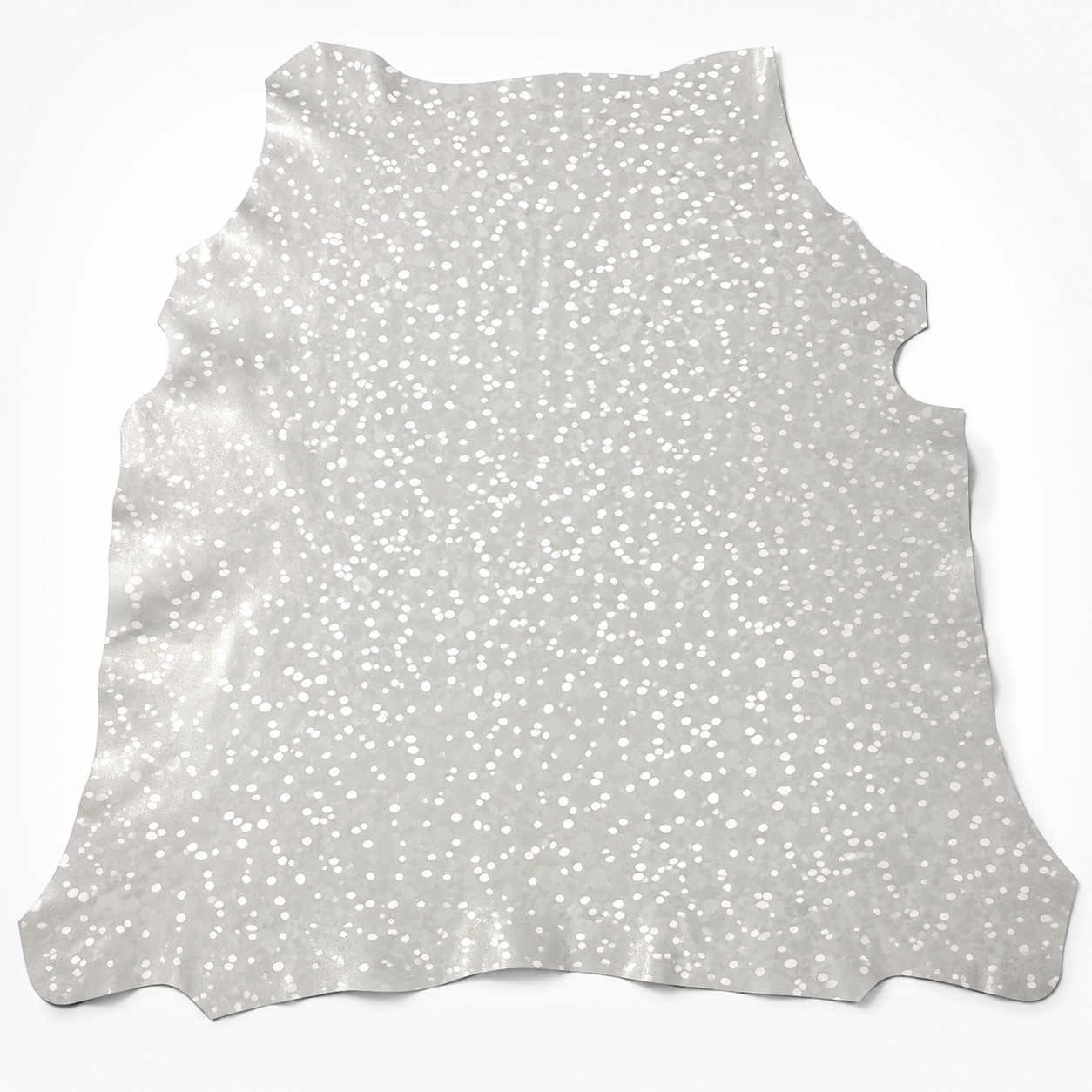 Curtido de Cabra con Fondo Gris y Puntitos Blancos
