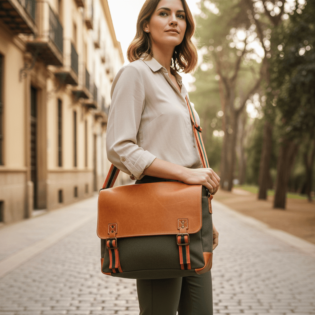 Cinta de algodón y poliamida 40 mm – Estilo, resistencia y acabado artesanal premium