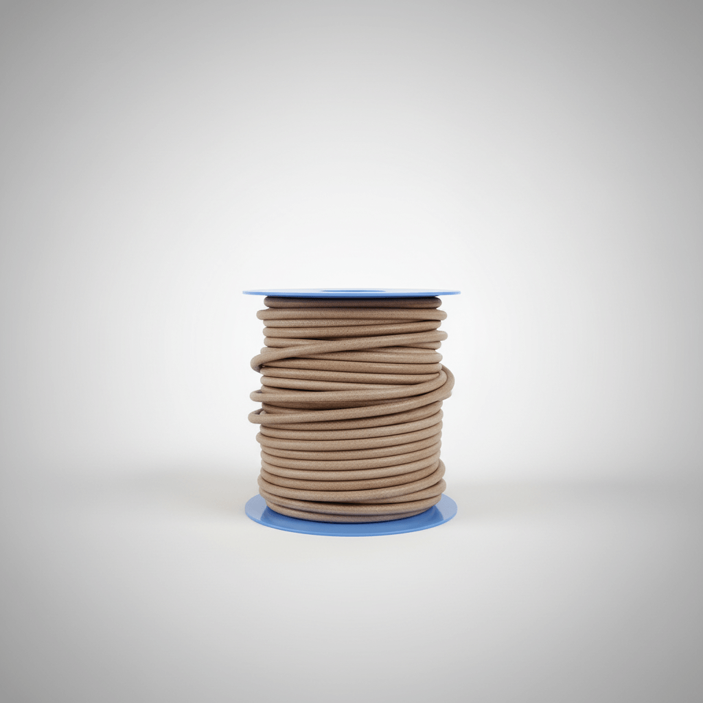 Cordón de cuero natural 5 mm – Resistencia y autenticidad para creaciones únicas