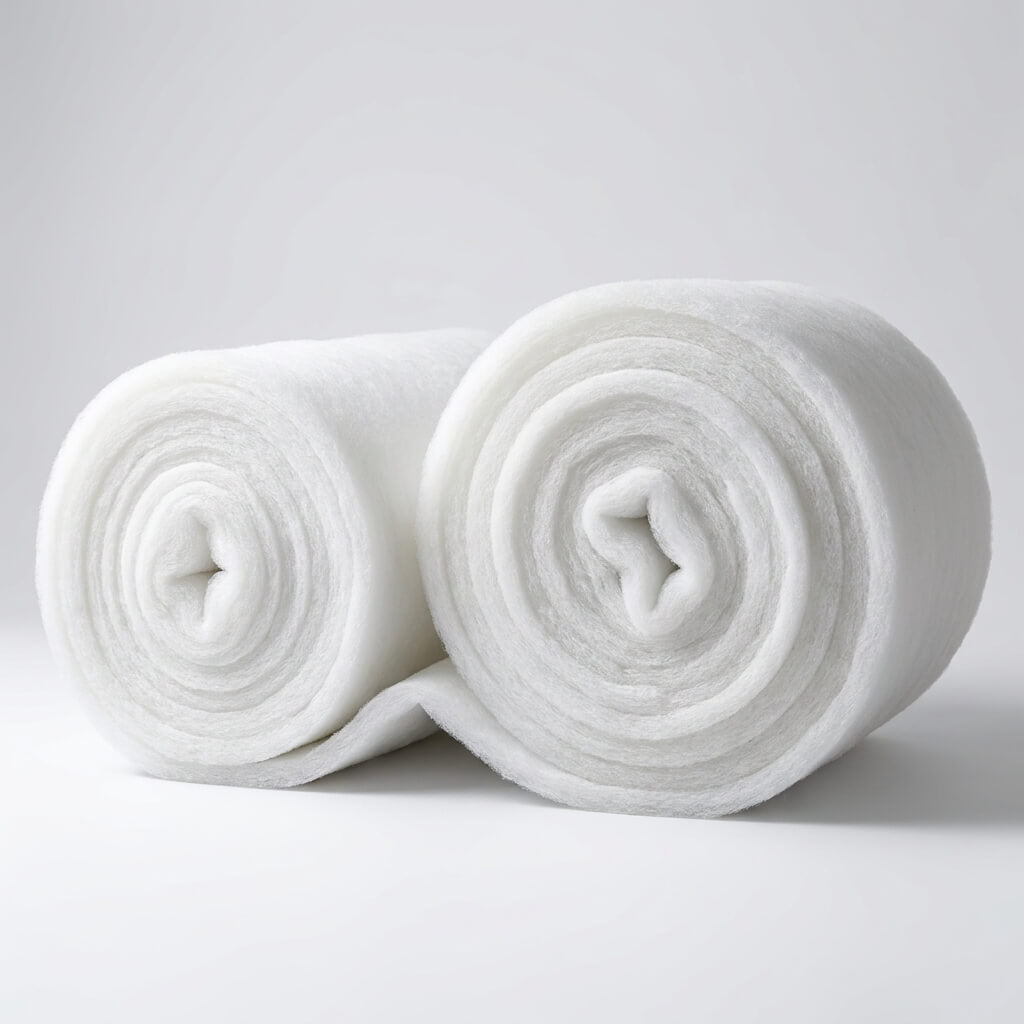 Synthetic fiber. Wadding 