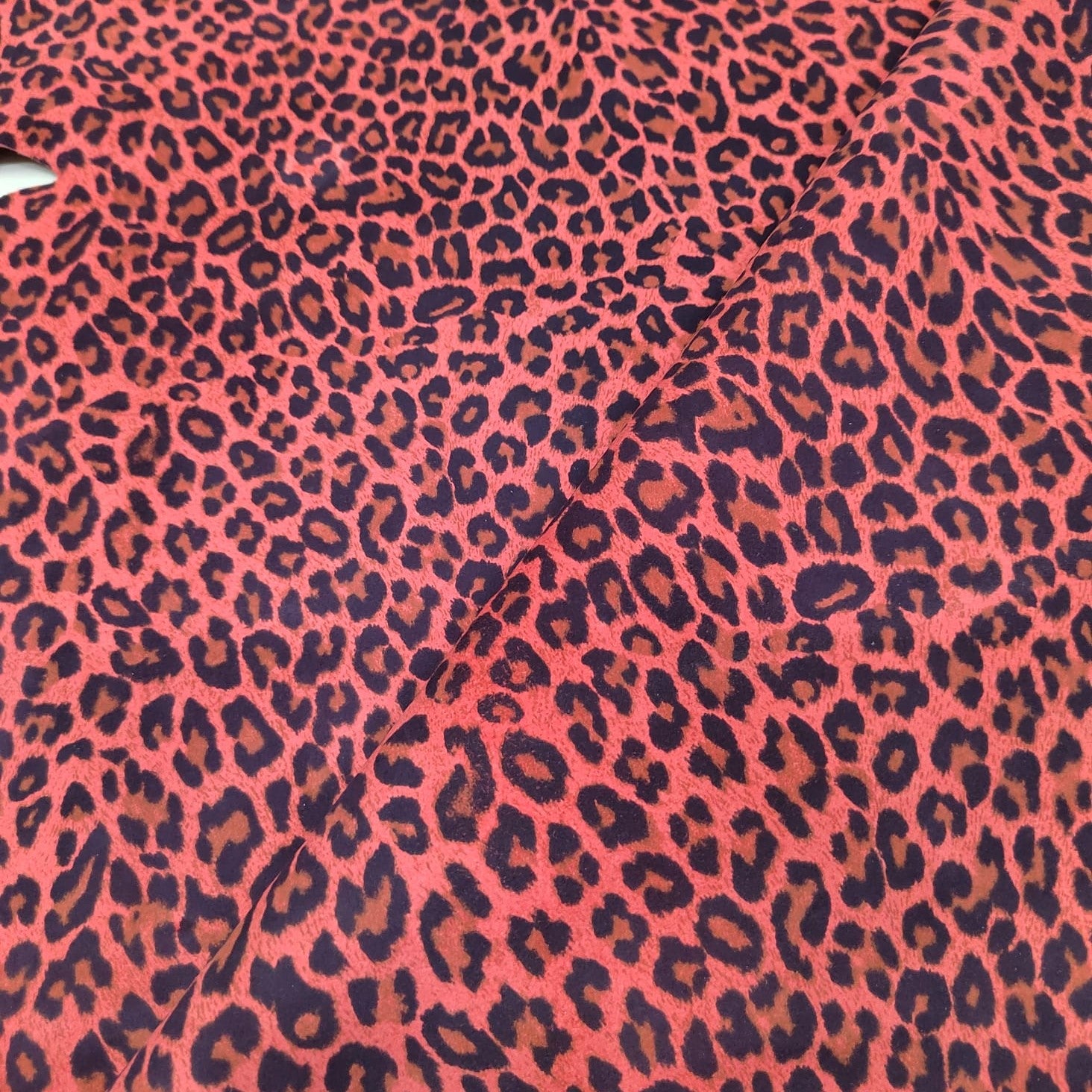 Curtido Estampación Leopardo