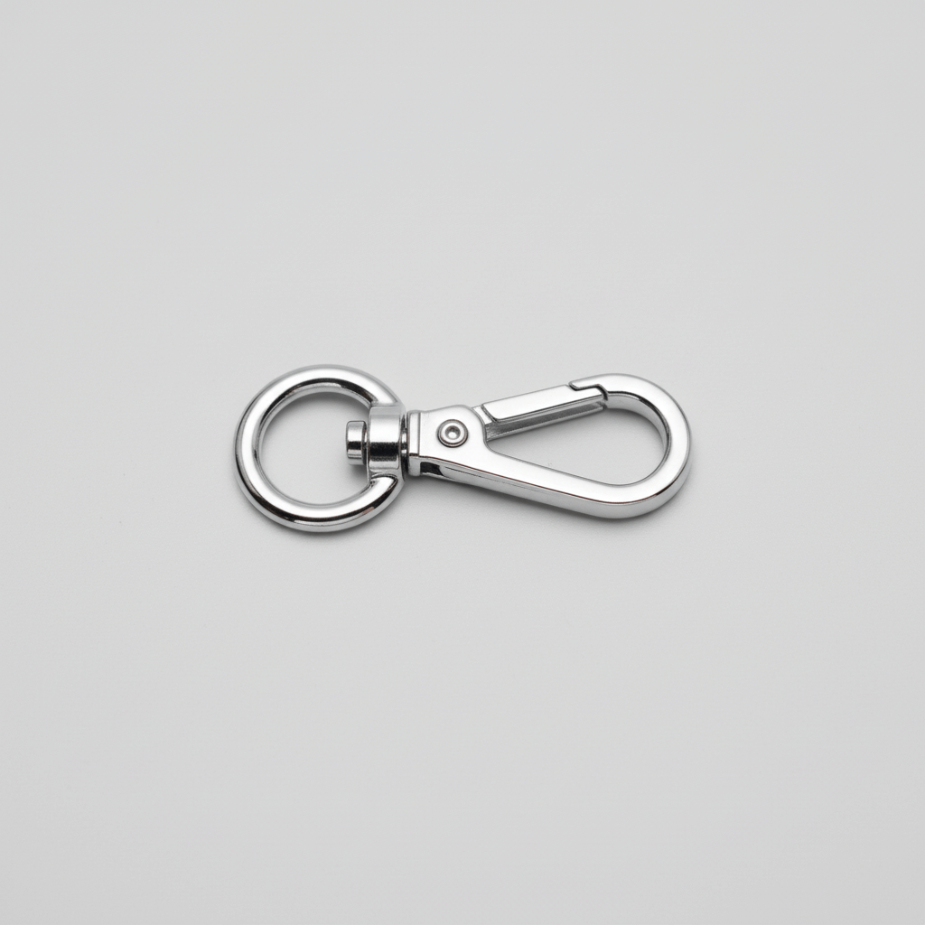 Mosquetón para cinta de 10 mm – Detalle esencial para diseños con estilo y precisión.