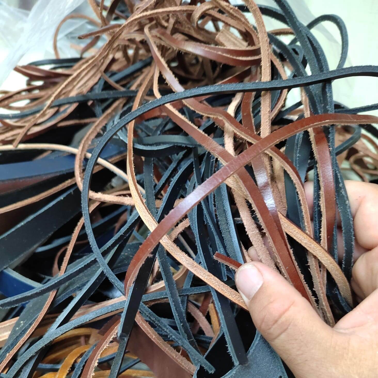 Pack en oferta de tiras de cuero premium para cinturones