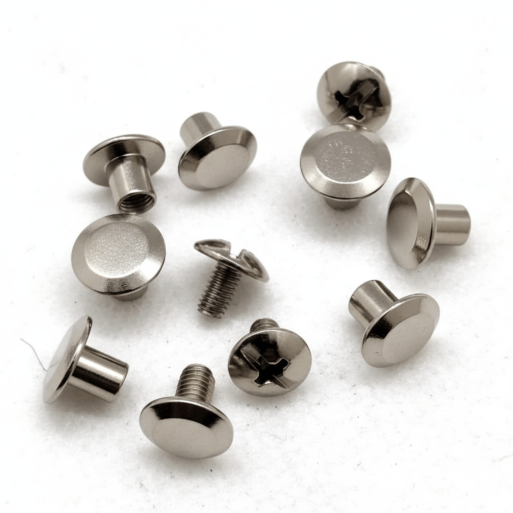 Tornillos para Cinturón con Acabado en Níquel y Oro Viejo: Durabilidad y Estilo