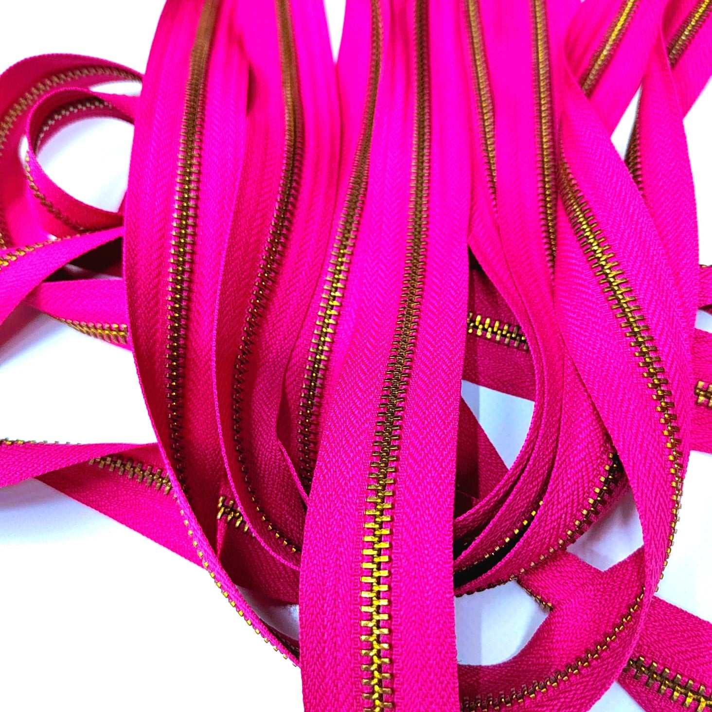 YKK brass zipper mesh 5