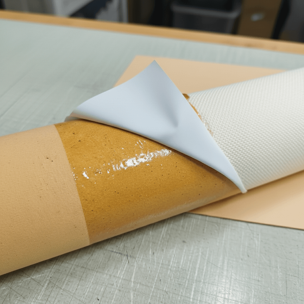 Cuero Adhesivo para Marroquinería (Refuerzo). (1 Unidad = 1 Metro)