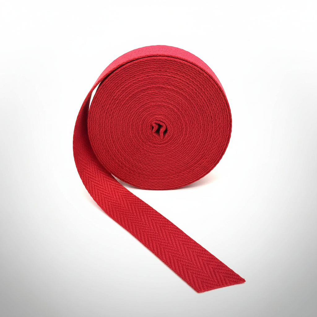 🧵 Cinta de algodón Premium de 30 mm para asas y cinturones. (1 Unidad = 1 Metro)