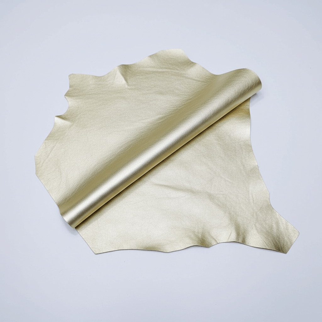 Curtido de cordero para artesanos en color oro