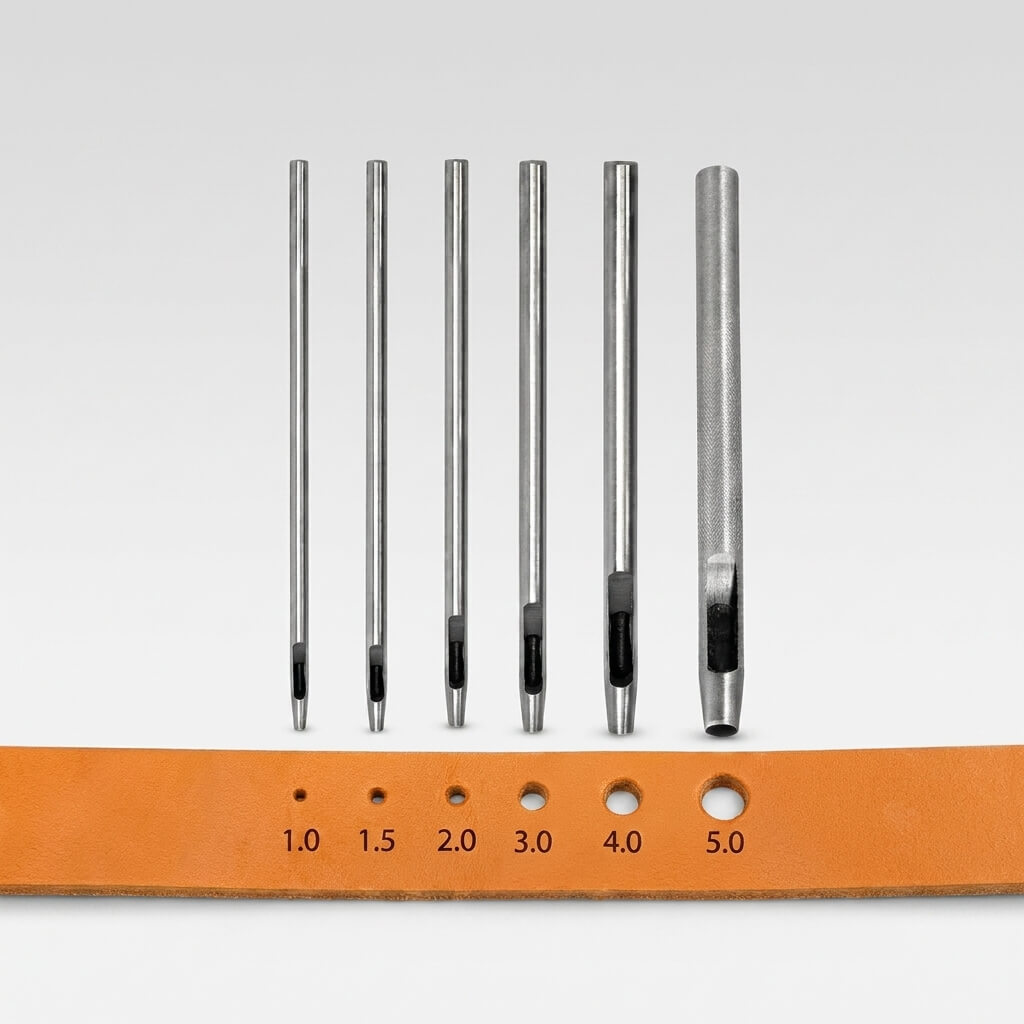 Pack of 6 Special Punches for Leather